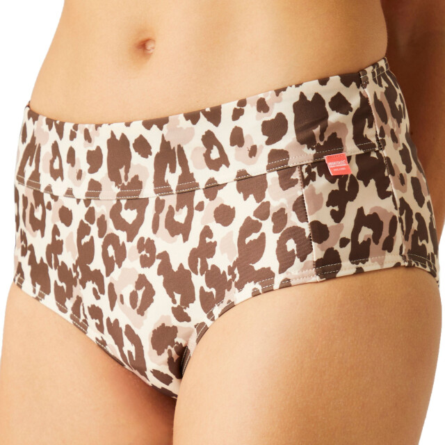 Regatta Dames paloma zwemshort met luipaardprint UTRG9798_brownbeige large