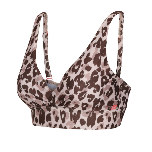 Regatta Dames paloma luipaardprint bikinitop UTRG9807_brownbeige large