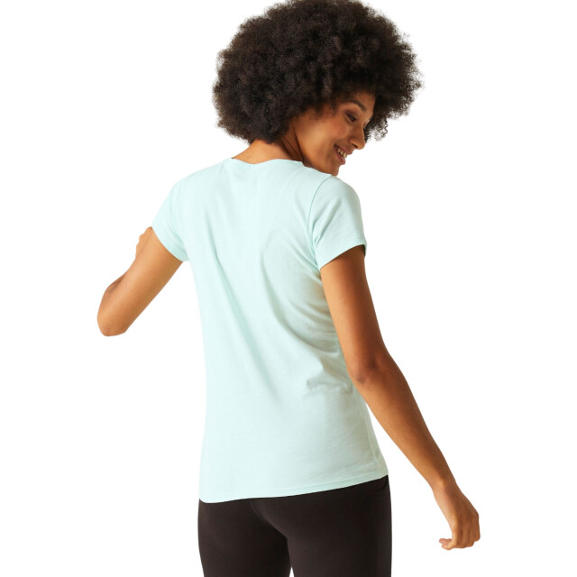 Regatta Dames breezed iv logo t-shirt UTRG9825_bleachedaqua large