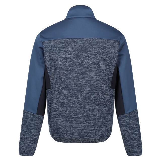 Regatta Heren coladane vi marl full zip fleecejack UTRG9789_moonlightdenimmoonlightdenimmarl large