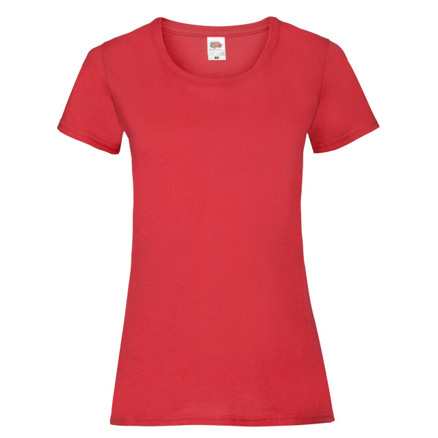 Fruit of the Loom Dames valueweight t-shirt UTFK3173_red large