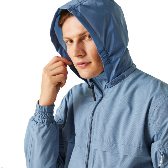 Regatta Heren shorebay ii waterdichte jas UTRG9786_coronetbluestripe large