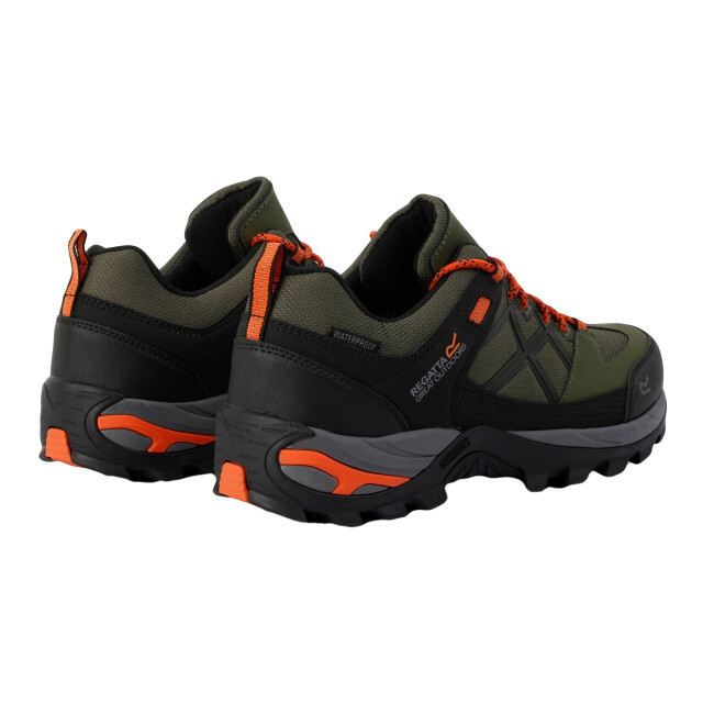 Regatta Heren samaris iii laag loopschoenen UTRG9773_cypressgreenblazeorange large