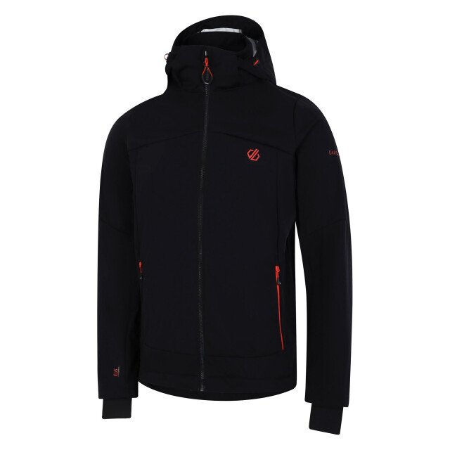 Dare2b Heren mountaineer soft shell jas UTRG9766_black large