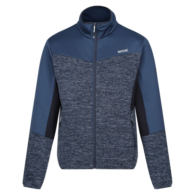 Regatta Heren coladane vi marl full zip fleecejack UTRG9789_moonlightdenimmoonlightdenimmarl large