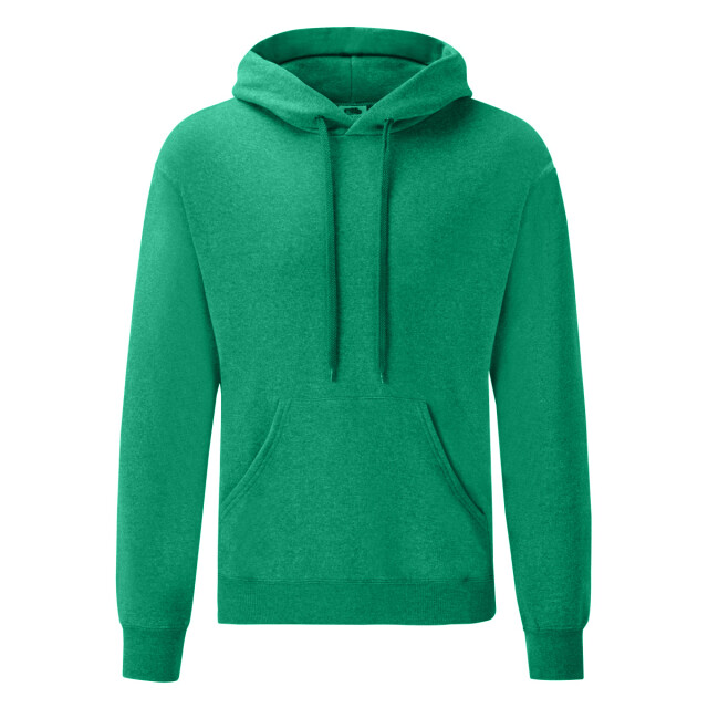 Fruit of the Loom Heren klassieke hoodie UTFK3165_heathergreen large