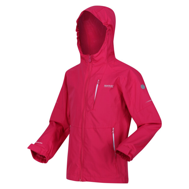 Regatta Calderdale ii waterdichte jas voor kinderen/kinderen UTRG9741_pinkpotion large