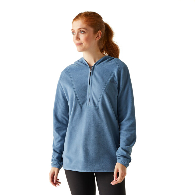 Regatta Dames warriewood microfleece half zip hoodie UTRG9718_coronetblue large