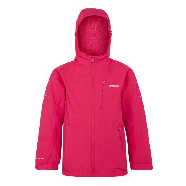 Regatta Calderdale ii waterdichte jas voor kinderen/kinderen UTRG9741_pinkpotion large