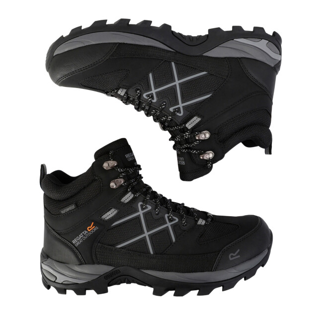 Regatta Heren samaris iii wandelschoenen UTRG9713_blackgraphiteblack large