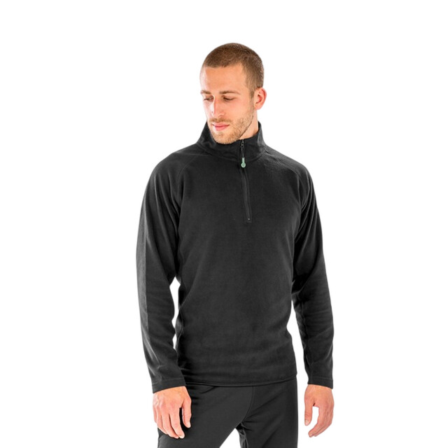 Result Heren microfleece gerecycled fleece top UTFK3118_black large