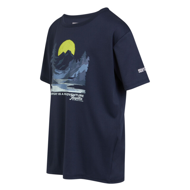Regatta Kinderen/kinderen alvardo viii landschap t-shirt UTRG9678_navy large