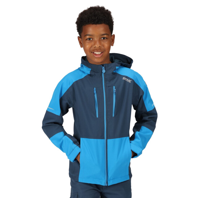 Regatta Kinder/kinder highton iv waterdichte jas UTRG9638_bluewingindigo large