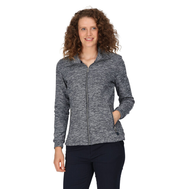 Regatta Dames azaelia marl full zip fleecejack UTRG9274_navy large