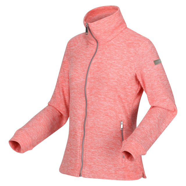 Regatta Dames azaelia marl full zip fleecejack UTRG9274_shellpink large