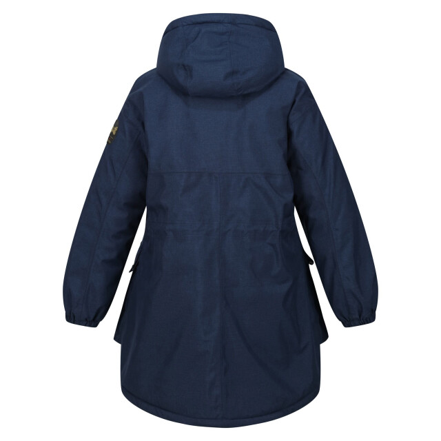 Regatta Dames christian lacroix cailar logo longline waterdichte jas UTRG9387_navymarl large