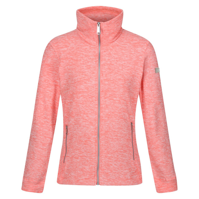 Regatta Dames azaelia marl full zip fleecejack UTRG9274_shellpink large
