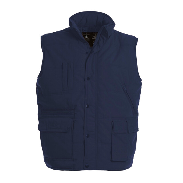 B and C Heren explorer body warmer UTFK3084_navy large