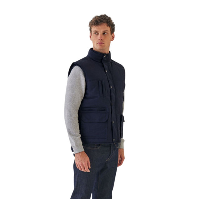 B and C Heren explorer body warmer UTFK3084_navy large