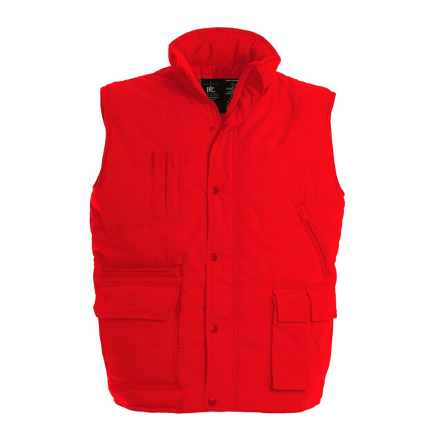 B and C Heren explorer body warmer UTFK3084_red large