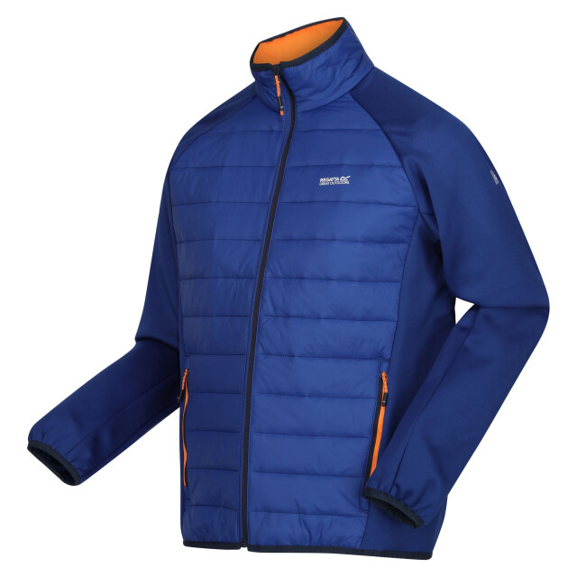Regatta Heren clumber iv full zip hybride jas UTRG9074_newroyalpersimmon large