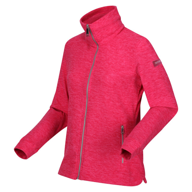 Regatta Dames azaelia marl full zip fleecejack UTRG9274_hotpink large