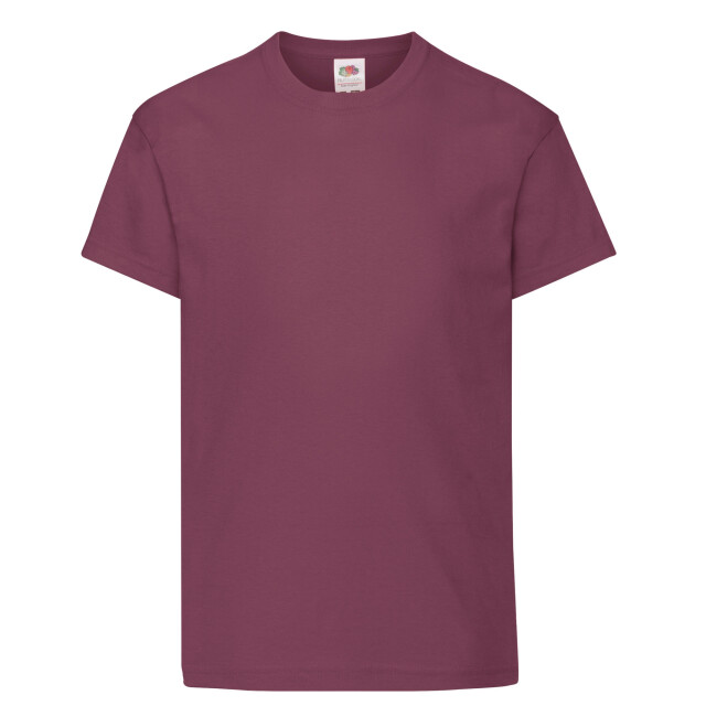 Fruit of the Loom Origineel t-shirt voor kinderen UTFK3081_burgundy large