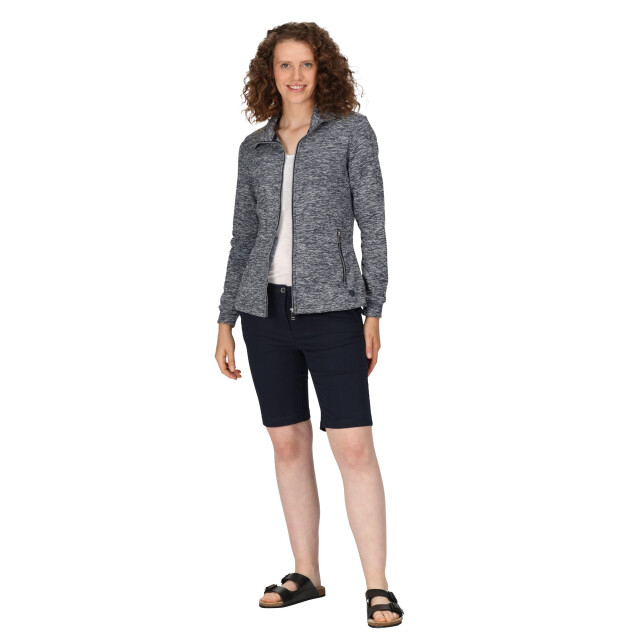 Regatta Dames azaelia marl full zip fleecejack UTRG9274_navy large