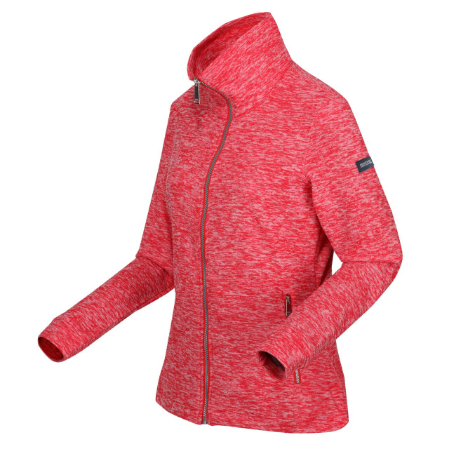 Regatta Dames azaelia marl full zip fleecejack UTRG9274_highriskred large