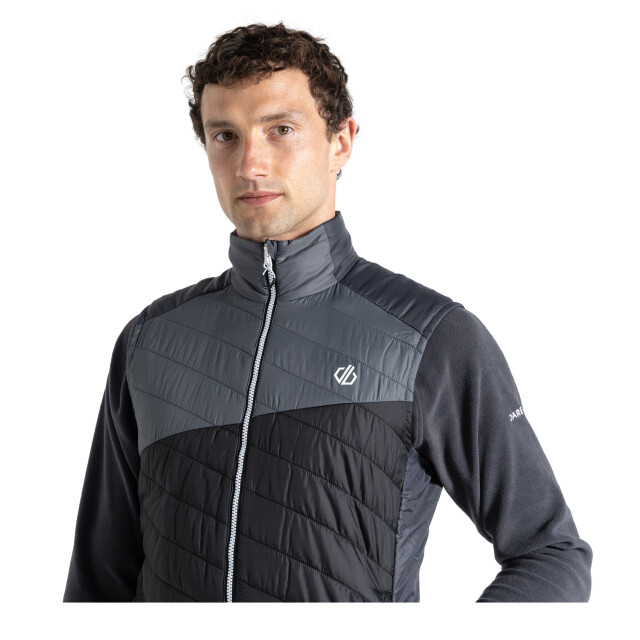 Dare2b Heren touring gewatteerd lichtgewicht gilet UTRG9015_ebonyblack large