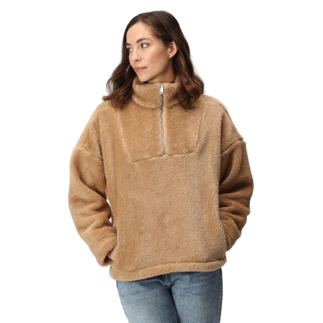 Regatta Dames zeeke fluffy fleece UTRG9013_barleycorn large