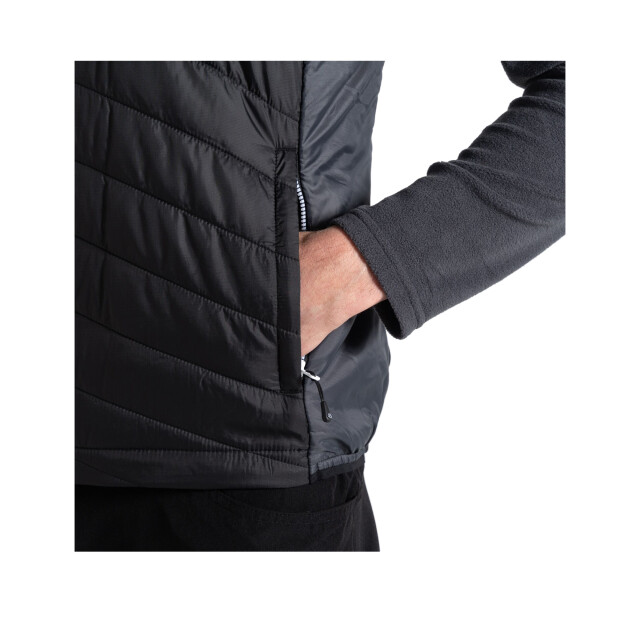 Dare2b Heren touring gewatteerd lichtgewicht gilet UTRG9015_ebonyblack large