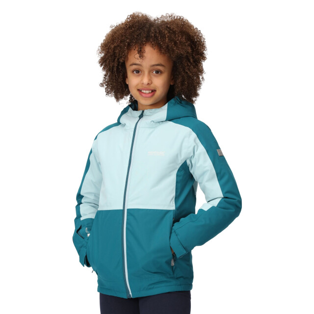 Regatta Kinderen/kinderen beamz iii waterdichte jas UTRG9185_gulfstreamseahaze large
