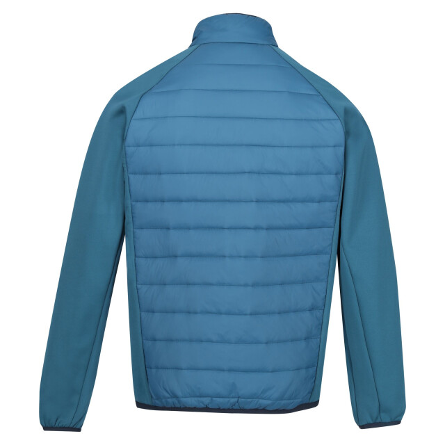 Regatta Heren clumber iv full zip hybride jas UTRG9074_moroccanbluecitronlime large