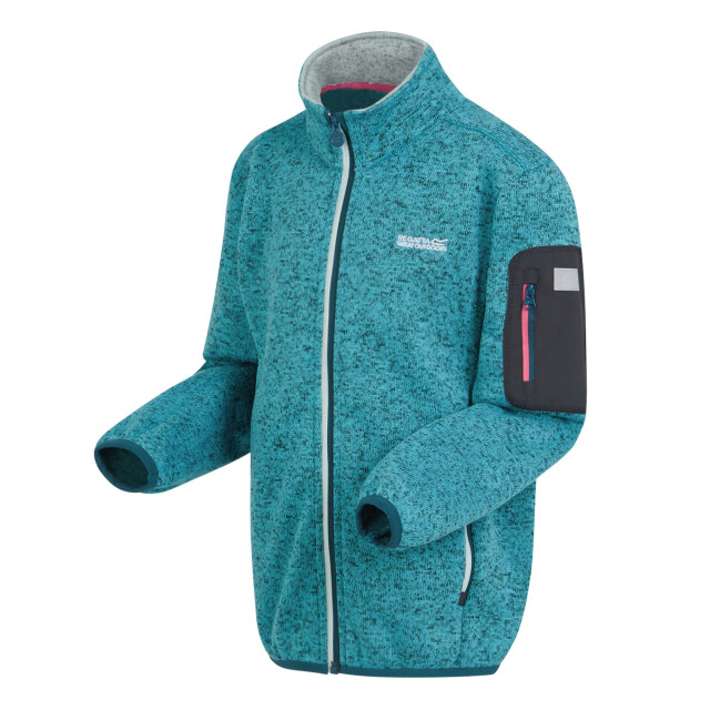 Regatta Kinder/kinder newhill fleece jas UTRG8902_tahoebluebleachedaqua large