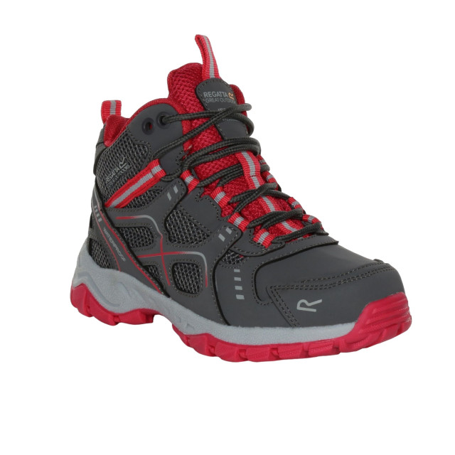 Regatta Kinderen/kinderen vendeavour wandelschoenen UTRG8887_granitepinkpotion large