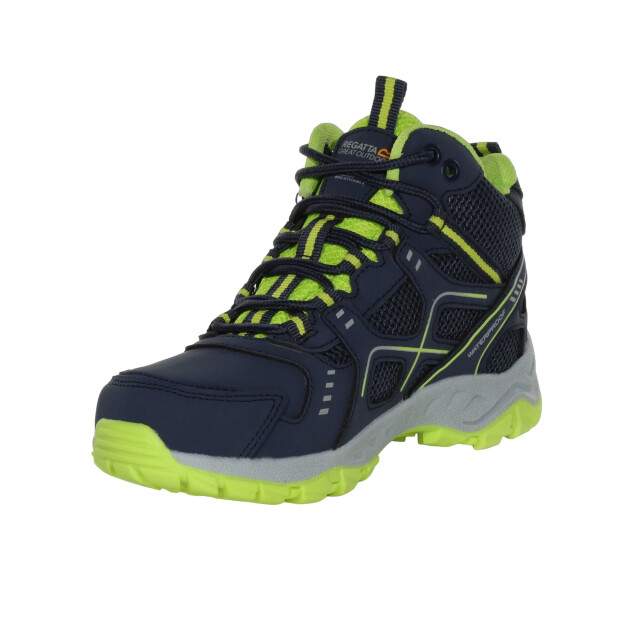 Regatta Kinderen/kinderen vendeavour wandelschoenen UTRG8887_navylimepunch large