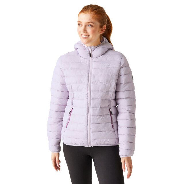 Regatta Dames marizion gewatteerd jack met capuchon UTRG8942_lilacfrost large
