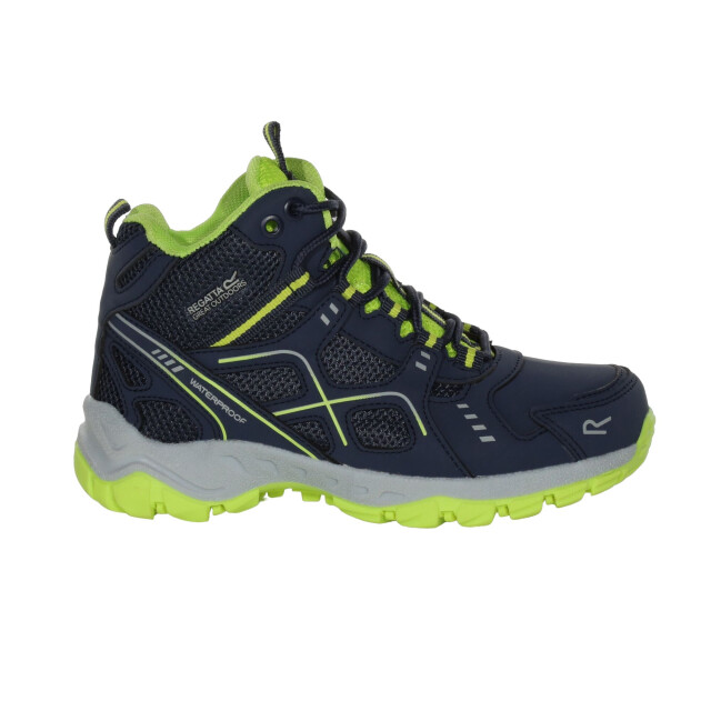 Regatta Kinderen/kinderen vendeavour wandelschoenen UTRG8887_navylimepunch large