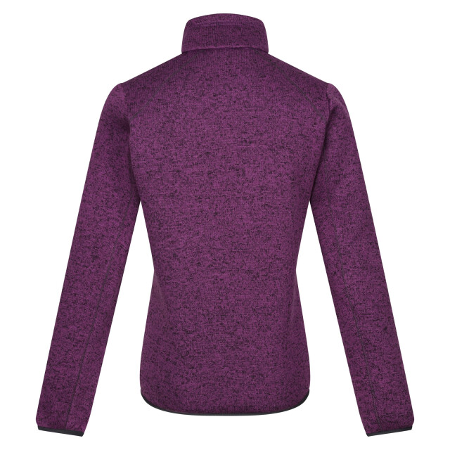 Regatta Dames newhill marl full zip fleecejack UTRG8828_sunsetpurplesealgrey large