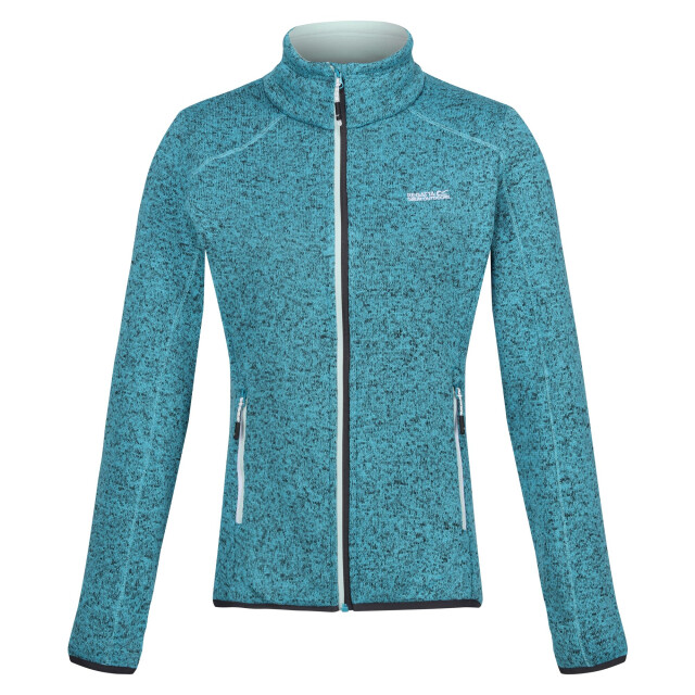 Regatta Dames newhill marl full zip fleecejack UTRG8828_tahoebluebleachedaqua large