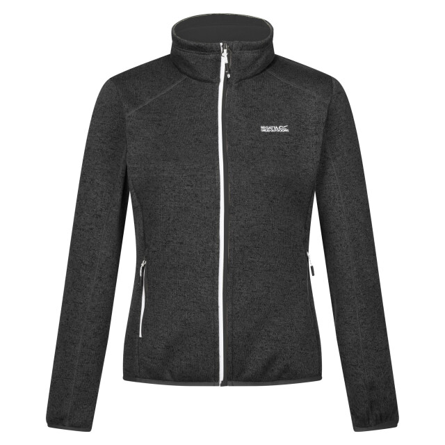 Regatta Dames newhill marl full zip fleecejack UTRG8828_sealgreyblack large
