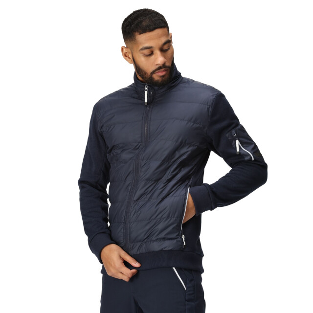 Regatta Heren colliston baffled fleece jas UTRG8842_navy large