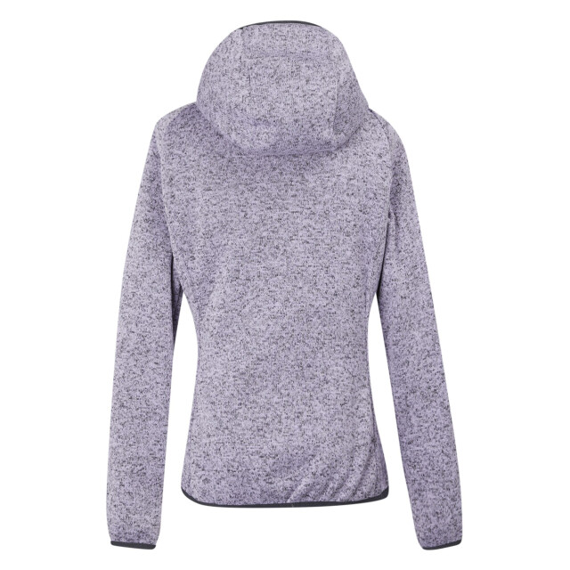 Regatta Dames newhill marl fleecejas met capuchon UTRG8830_lilacfrostsunsetpurple large