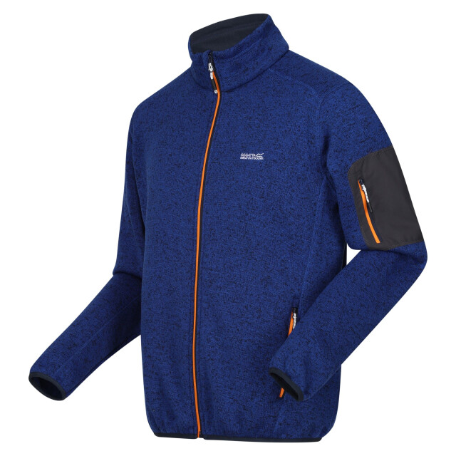 Regatta Heren newhill marl full zip fleecejack UTRG8770_newroyalpersimmon large