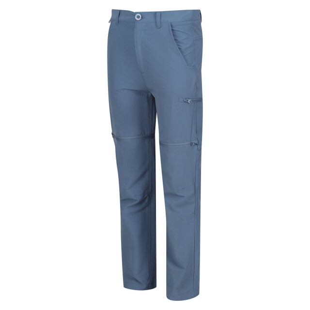 Regatta Kinder/kinder highton stretch afritsbare wandelbroek UTRG7186_coronetblue large