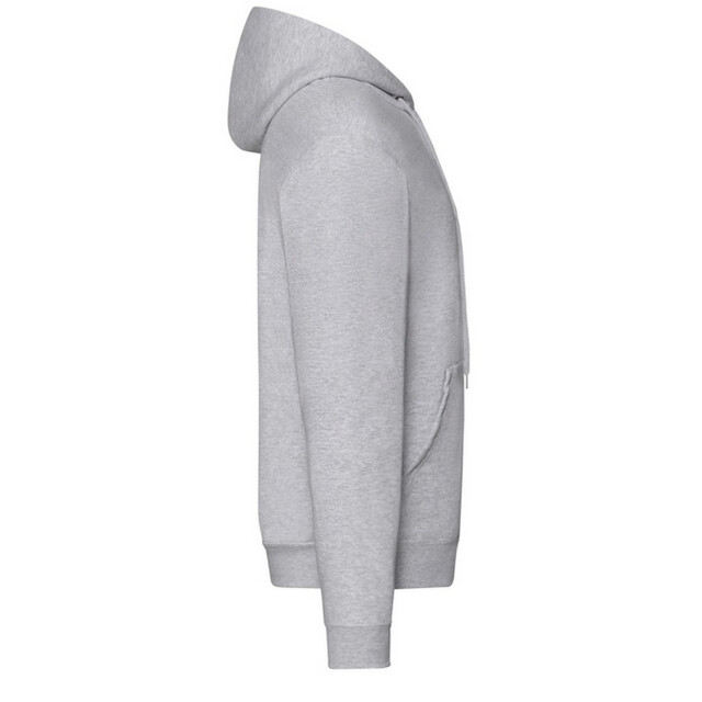 Fruit of the Loom Heren classic heather hooded jacket UTFK3054_heathergrey large