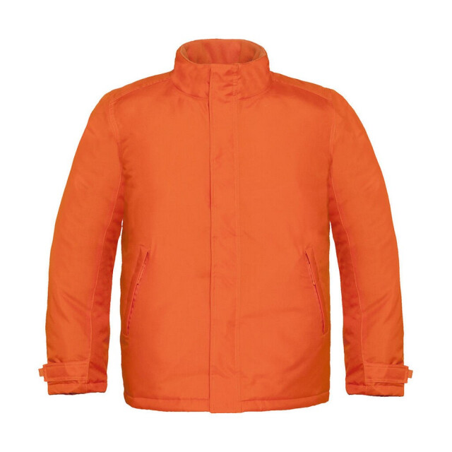 B and C Heren real+ zwaargewicht jas UTFK3035_orange large