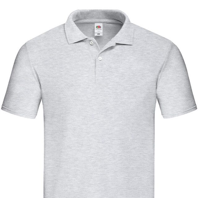 Fruit of the Loom Heren original heather poloshirt UTFK3036_grey large