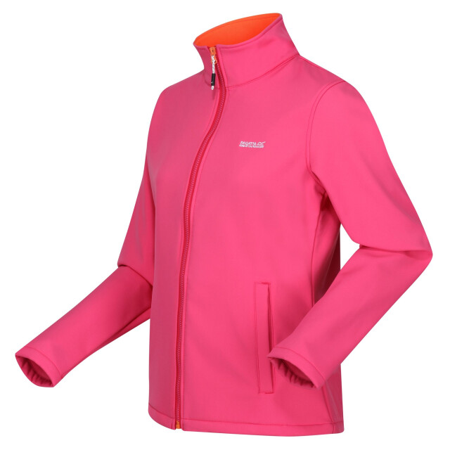 Regatta Dames connie v softshell wandeljack UTRG5975_flamingopinksatsuma large